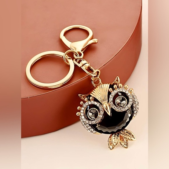 Accessories - 🦉 Owl Rhinestone Keychain/Bag Charm